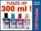 TUSZE HP 300/301/650/703/704/901 zestaw 4szt 300ml