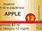 E-LIQUID APPLE 12 mg/ml 60 ML INAWERA E-PAPIEROS