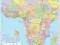 Afryka. Mapa polityczna magnetyczna w ramie