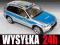 BMW X5 R/C Policja SREBRNY 1:14 sterowany 35 cm