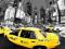 Times Square (Yellow Cabs) - plakat 140x100 cm
