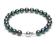 CZARNE PERŁY AKOYA 7,5 MM - ELEGANCKA BRANSOLETA
