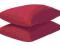 IKEA DVALA POSZEWKA 50x60 2 szt JEDNOLITA CZERWONA