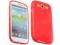 RED S-LINE GEL ELASTYCZNY SAMSUNG I9300 S3 + FOLIA