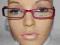 OKULARY OPRAWKI  EKAR EYEWEAR BURGUNDY STEEL99  54