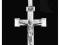 30 Krzyż ze SREBRA p.925 z UKRZYŻOWANYM JEZUSEM!