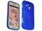 BLUE etui Gel Samsung Galaxy S Duos S7562 + folia