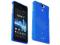 BLUE etui Gel Sony Xperia V LT25i + folia gratis