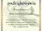 Dyplomy, podziękowania, listy gratulacyjne A4 druk