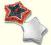 METALOWA FORMA DO PIECZENIA 3D - GWIAZDA