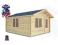 2068 Domek drewniany letniskowy altana biuro 44mm