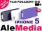 iPhone 5 Pokrowiec Etui kabura SATINO + FOLIA LCD