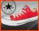 Trampki CONVERSE -25% roz.36,5 czerwone niskie