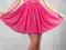 38(M) różowy sukienka mini krótka LEN-662