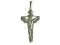 Srebrny Krzyż z Chrystusem Oksydowany Duży