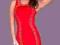 36(S) czerwony sukienka mini krótka IP-936