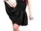 36(S) czarny sukienka mini krótka IP-503