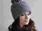 SALE-30% _zimowa CZAPKA grubo dziergana /cz0624