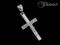 Srebrny krzyż z Jezusem DEW-3, waga 1,40 g pr. 925