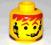 3626bp69 Yellow Minifig, Head Male Headset