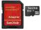 SANDISK MICRO SD 8GB Class 4 +ADAPTER