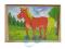 PUZZLE DREWNIANE ZWIERZAKI KONIK