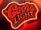 Reklama Neon COORS LIGHT BEER szyld Prezenter