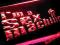 Reklama Neon I `m a SEX MASCHINE prezenter  szyld
