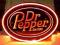 Reklama Neon DR PEPPER szyld Prezenter