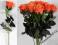 RM1-23 pomarańczowa róża,sztuczne kwiaty hurt-deta