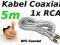 HQ Kabel przewód cyfrowy PROSONIC RCA COAXIAL 5m