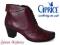 HIT Caprice 25100 Botki Damskie Bordo r. 38