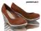 Buty Botki Koturny Platformy jw03 f84 brown 38