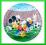 Talerzyki Myszka Miki 23cm urodziny Disney 2335g