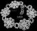 SWAROVSKI UNIKAT BRANSOLETKA CRYSTAL FLOW LUX