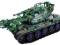 CZOŁG z napędem zielony