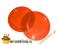 Talerzyki plastikowe NEONOWE 16 cm czerwone 6 szt.