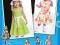 WYKRÓJ wykroje SUKIENKI  4-8 lat # W 413
