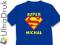 XLdz koszulka SUPER WŁASNY NAPIS koszulki SUPERMAN