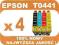 4x TUSZE DO EPSON C64 C66 C84 C86 CX3600 CX3650