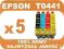 5x TUSZE DO EPSON C64 C66 C84 C86 CX3600 CX3650