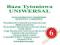 Baza tytoniowa UNIWERSAL 6 mg/ml 100ml