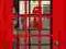 London Telephone Box - plakat 30,5x91,5 cm