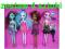 LALKA LALKI MONSTER HIGH UPIORNE ZESTAW 4sztuki