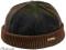 Czapka dokerka Leon sukno wełniane brązowa; 65 cm