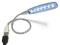 LAMPKA USB DO LAPTOPA PC 7 DIODOWA LED FV HIT