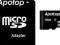 Karta microSD 16GB class4 z adapterem Apotop