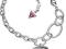 BRANSOLETKA GUESS UBB12009 ZAWIESZKA +SERCE cekiny