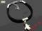 Br4433 BRANSOLETKA GWIAZD NA AKSMITCE CHARMS LEXIM