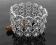 ELEGANCKA METALOWA BRANSOLETA AŻUROWA SWAROVSKI